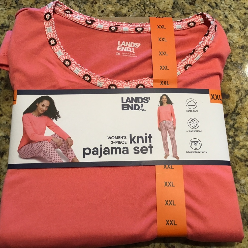 Lands' End Ladies' 2-piece Pajama Set